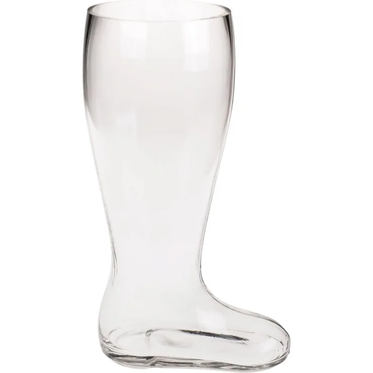 ootb XXL-Bierglas-Stiefel, für ca. 2 Liter, Glas, Transparent, 23. 4x17. 4x37. 5 cm