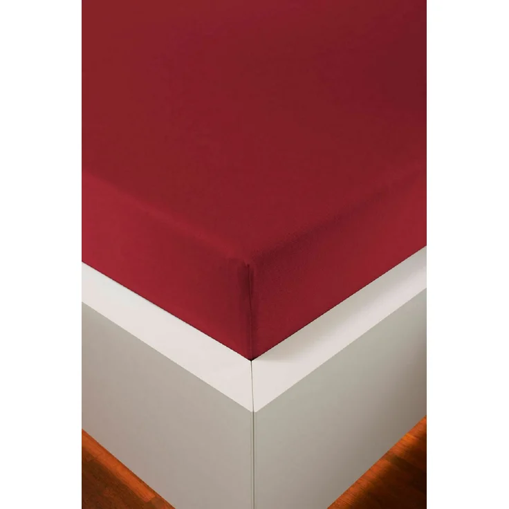 Jersey-Bezug für Seitenschläferkissen Kissenbezug 40x140 cm Baumwolle Rubin
