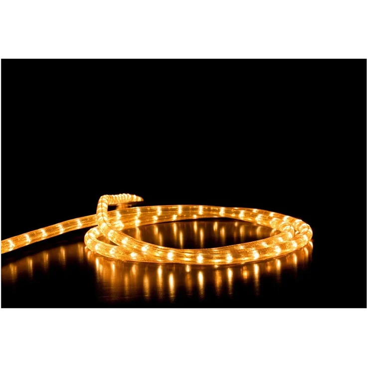 Idena 31487 - LED Lichterschlauch mit 100 LEDs in Warmweiß, Lichterkette mit 8 Stunden Timer Funktion & Transformator, ca. 10 m lang, Deko für Innen & Außen, Party Deko, Weihnachtsdeko, Hochzeit – Bild 1