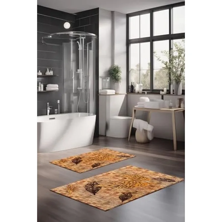 Mijolnir 'CT-5361' Badematten-Set (2-teilig), Mehrfarbig