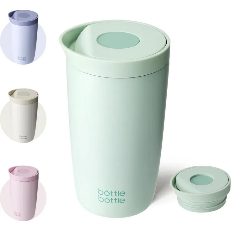 Thermobecher 350ml Kaffee Tee Auslaufsicher Easy Quick-Press Isolierbecher