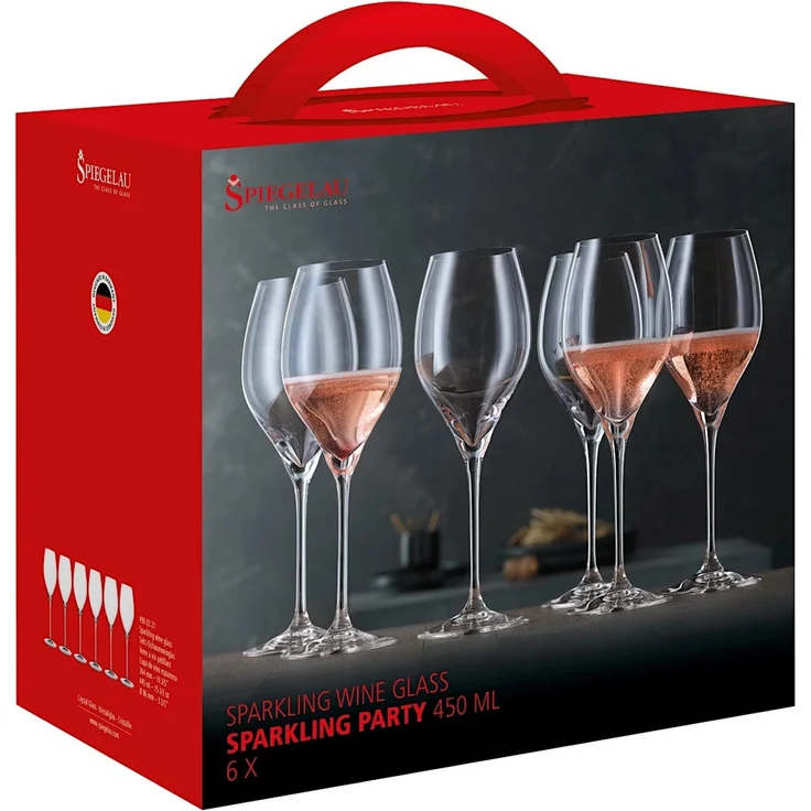 Spiegelau Sparkling Party Champagnerglas 450 ml 6er Set – Bild 5