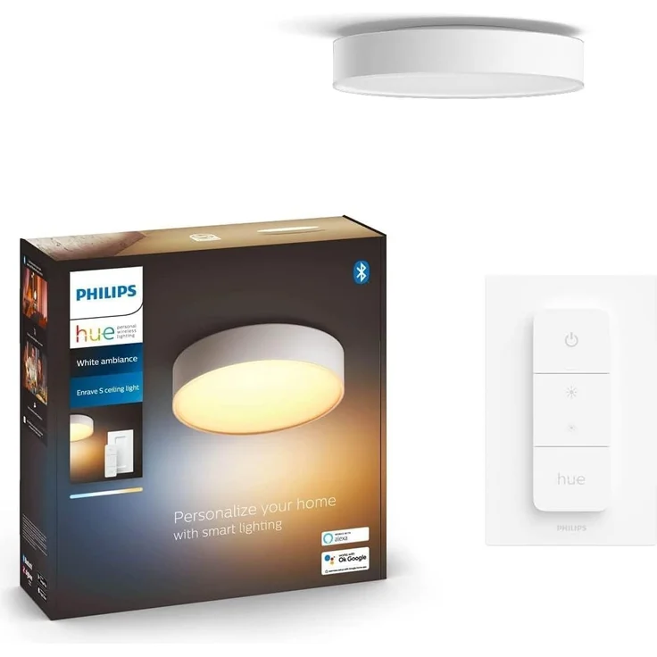 Philips Hue Enrave, extra große Deckenleuchte (Weiß) – Bild 1