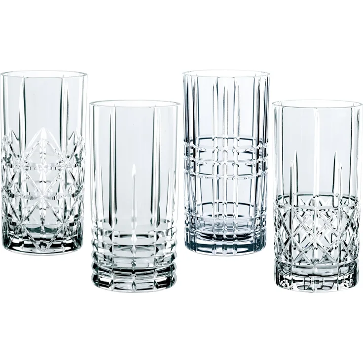Nachtmann Longdrinkgläser Highland. ca. 375 ml. 4er Set