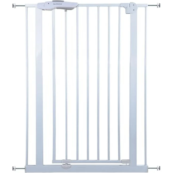 Absperrgitter Treppenschutzgitter weiß für 75-85cm Durchgang 110cm Hoch – Bild 2