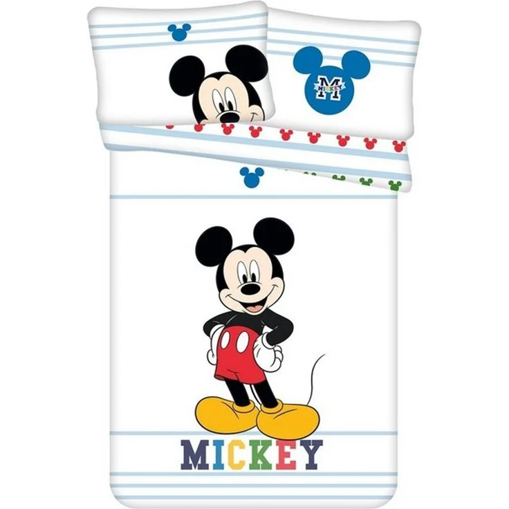 Mickey Mouse Baumwolle Kinderbettwäsche 135x100 cm und Kopfkissenbezug – Bild 4