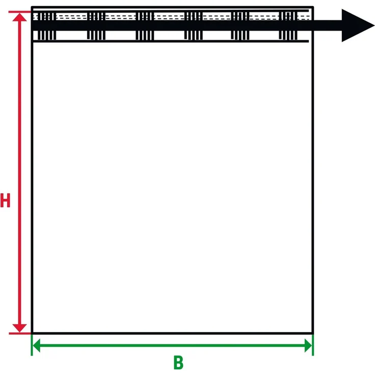 Homing Schlaufenschal Galdin 140x245 Vorhang Schlafzimmer verdunkelnd creme – Bild 2
