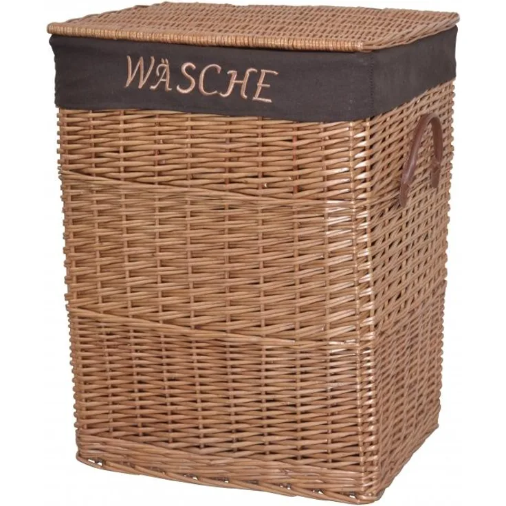 Wäschekorb aus Weide "Viktoria" natur