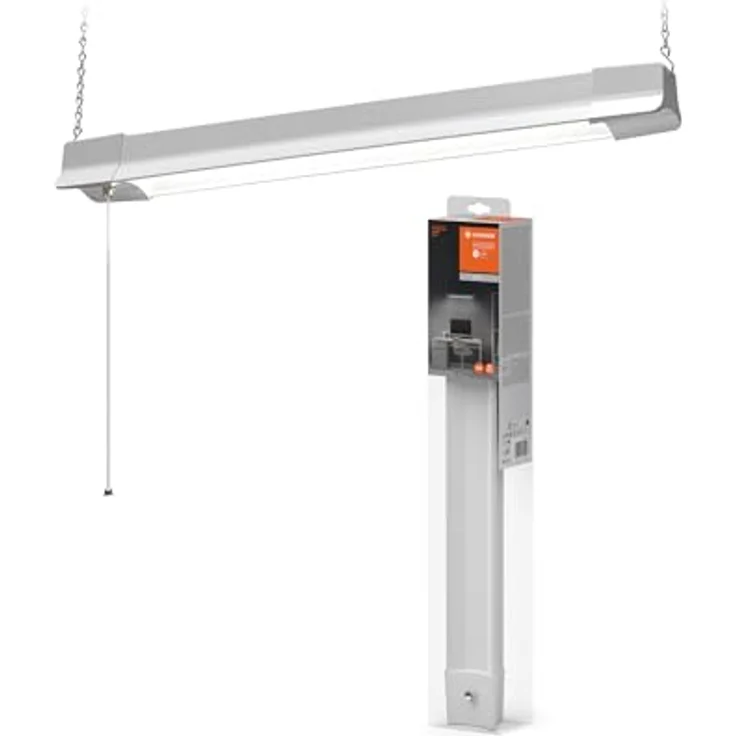LEDVANCE Office Line Curve, Pendelleuchte, weiß, 24W, 2700lm, kaltweiß 4000K, IP20, lange Lebensdauer bis 30.000 Stunden – Bild 1
