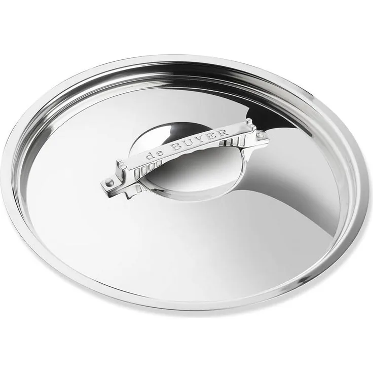 DE BUYER Deckel, Edelstahl, Silber, 17. 8x17. 8x5. 1 cm