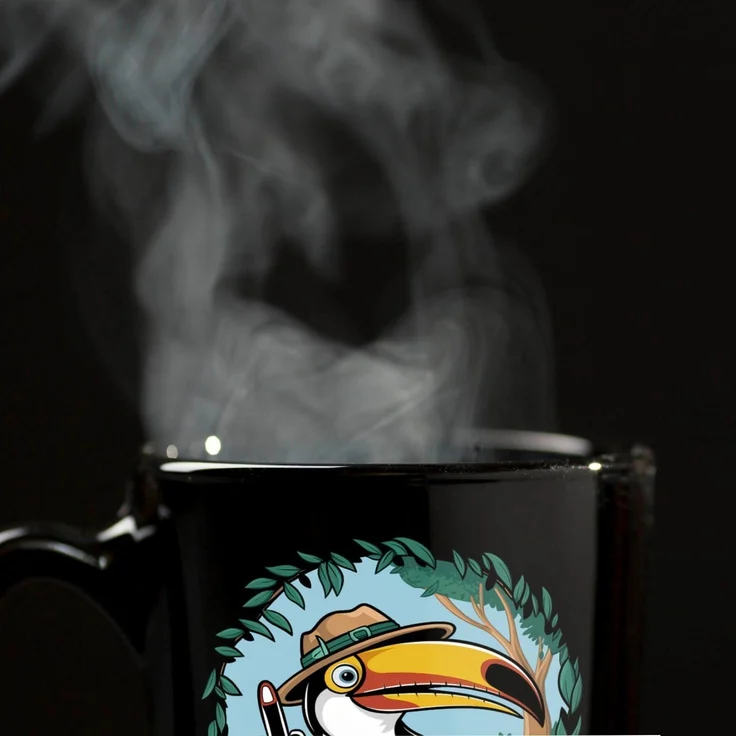 speecheese Tasse Tukan-nst mich mal Tasse mit Tukan im Dschungel – Bild 6