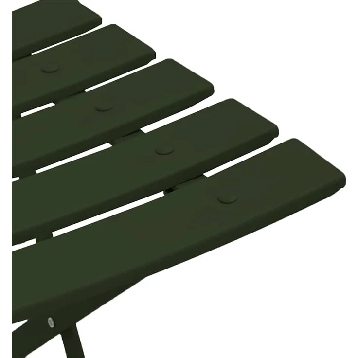 vidaXL Gartenklappstuhl 2 pcs Grün 42 x 46 x 82cm Metall 42002955 – Bild 9