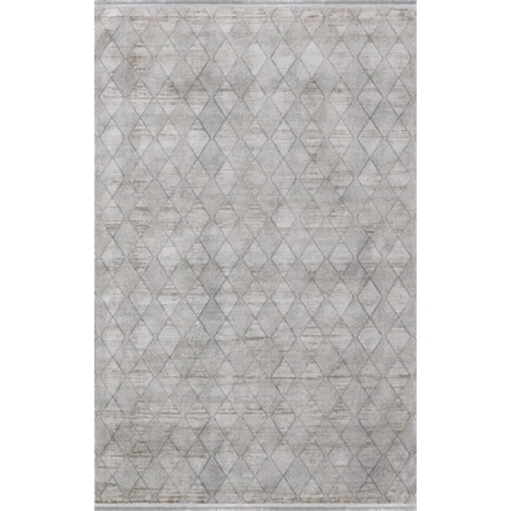 Etro Grauer Läufer Teppich 160 x 230 cm Polyester Grau 88783549 [en. casa]