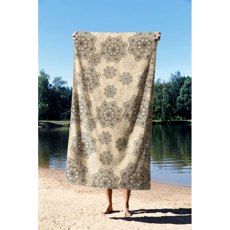 Mijolnir 'Mandala 90' Strandtuch, Mehrfarbig, 90 x 150 cm – Bild 2