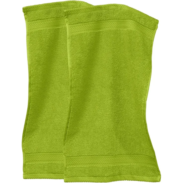 Erwin Müller Gästehandtuch Gästetuch "Friedrichshafen" 2er-Pack, Frottier (2-St), Walk-Frottier Uni