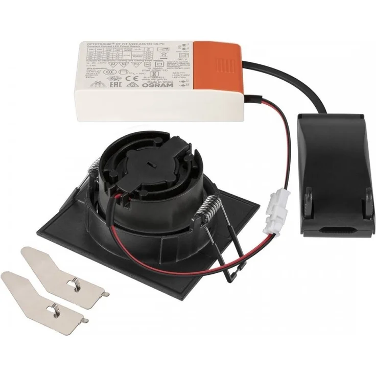 SLV 1007440 NEW TRIA® UNIVERSAL 68 Deckeneinbauleuchte CCT Switch 60° quadratisch schwarz – Bild 7
