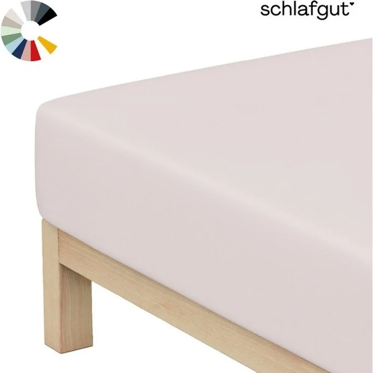 Schlafgut Mako Jersey Spannbetttuch Spannbettlaken 90x200 100x200 – Bild 4