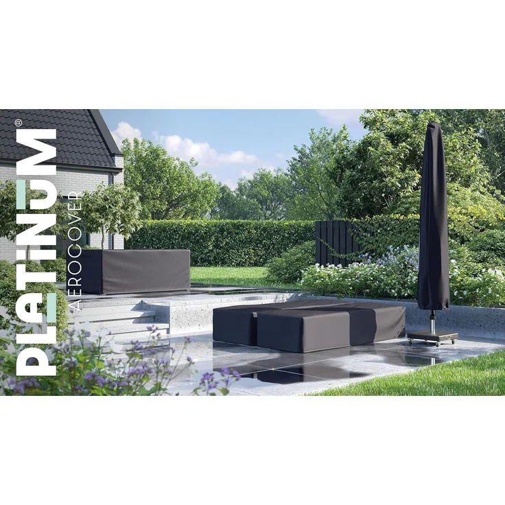 AeroCover Schutzhülle für Hängekorb Ø100x200 cm Gartenschaukel Hängesessel Abdeckung – Bild 3