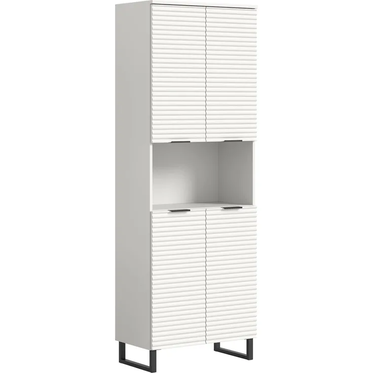 Hochschrank Riff - Weiß