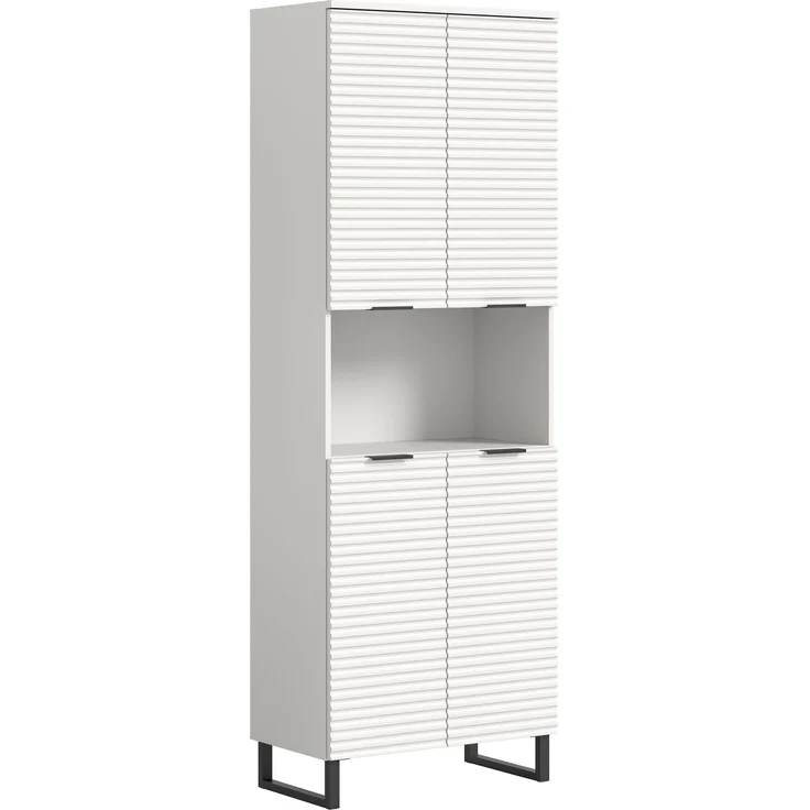 Hochschrank Riff - Weiß