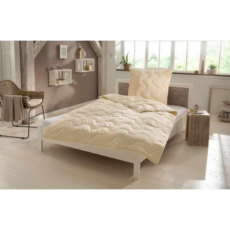 Älgdröm Kunstfaserkopfkissen Kopfkissen 40x80 cm, 80x80 cm, Füllung: 100% Polyester, Bezug: 100% Baumwolle, Kissen made in Germany, langanhaltender Stützkomfort – Bild 3