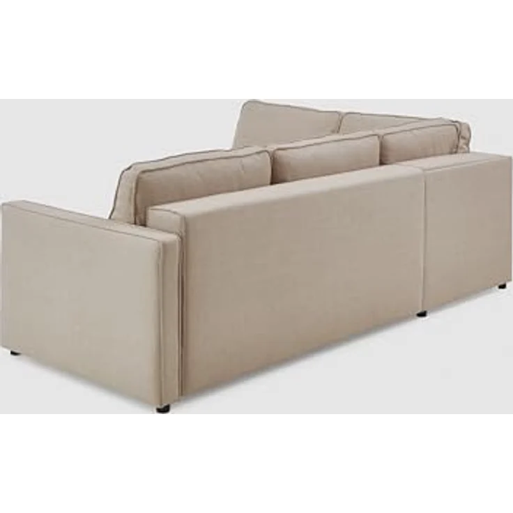 ATLANTIC home collection Eckgarnitur Chill, inkl. Schlaffunktion (ca. 135x230 cm), inkl. Bettkasten, frei im Raum stellbar, Wellenunterfederung, Ecke Links – Bild 5