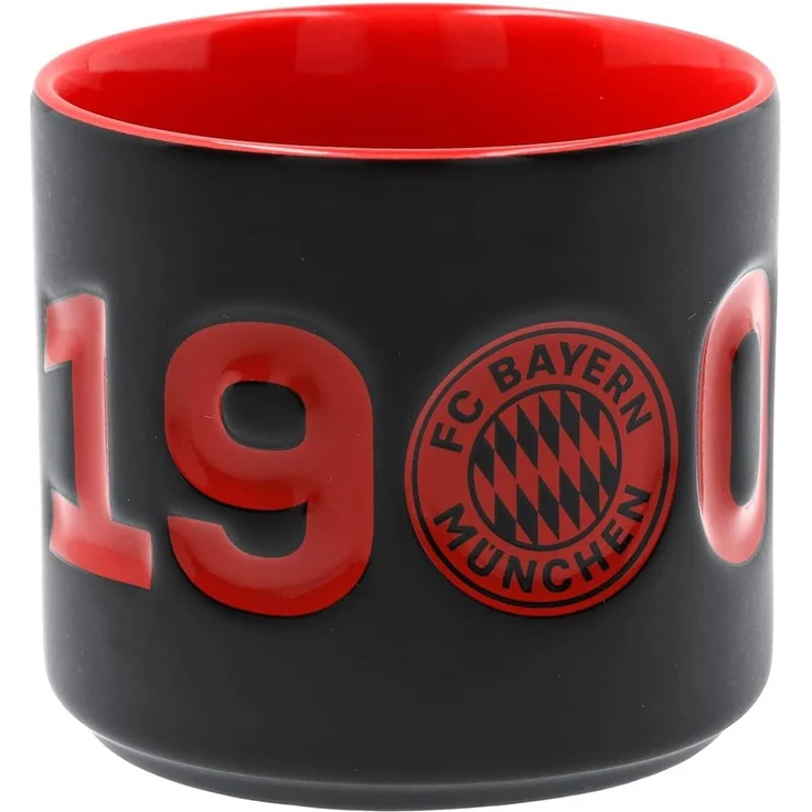 FC Bayern München Tasse FC Bayern München I Tasse 1900, Schwarz I 0,4l, Keramik – Bild 2