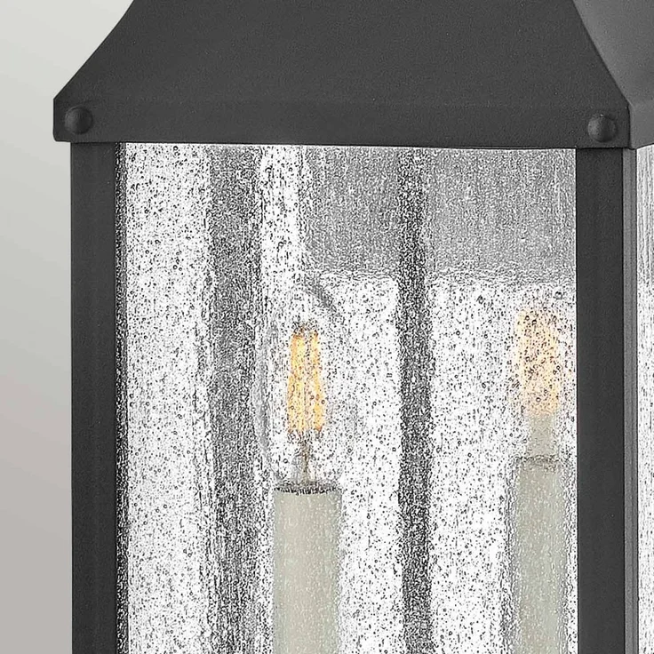 Elstead Lighting Beacon Hill Wandleuchte Medium 2-Light Schwarz IP44 E14 – Bild 3