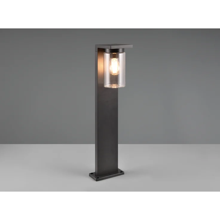 Sockelleuchte ARDILA Laterne aus Aluminium Schwarz, Höhe 65cm – Bild 3