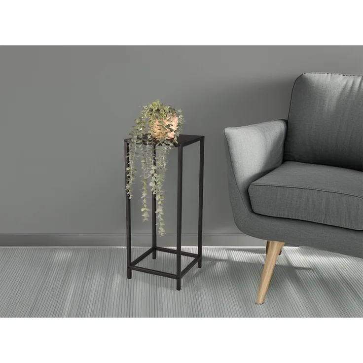 MIRRORS AND MORE 'Veronika' Beistelltisch Metall, schwarz, 25x60x25cm
