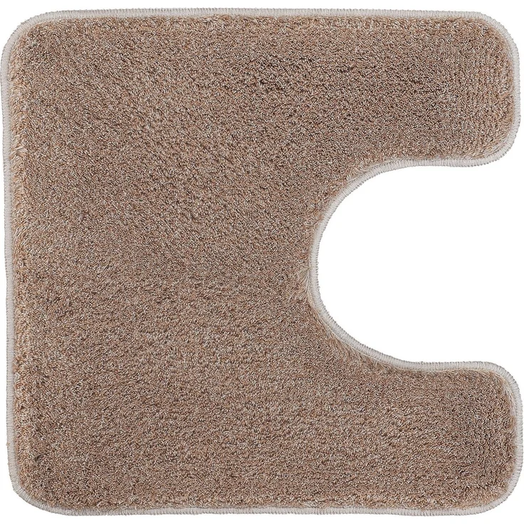 Kleine Wolke Badematte RELAX, Höhe 30 mm, rutschhemmend beschichtet, fußbodenheizungsgeeignet, Polyacryl, quadratisch, WC Vorleger mit Ausschnitt, Badteppich, Uni Farben, rechteckig, rund & als Set erhältlich – Bild 2