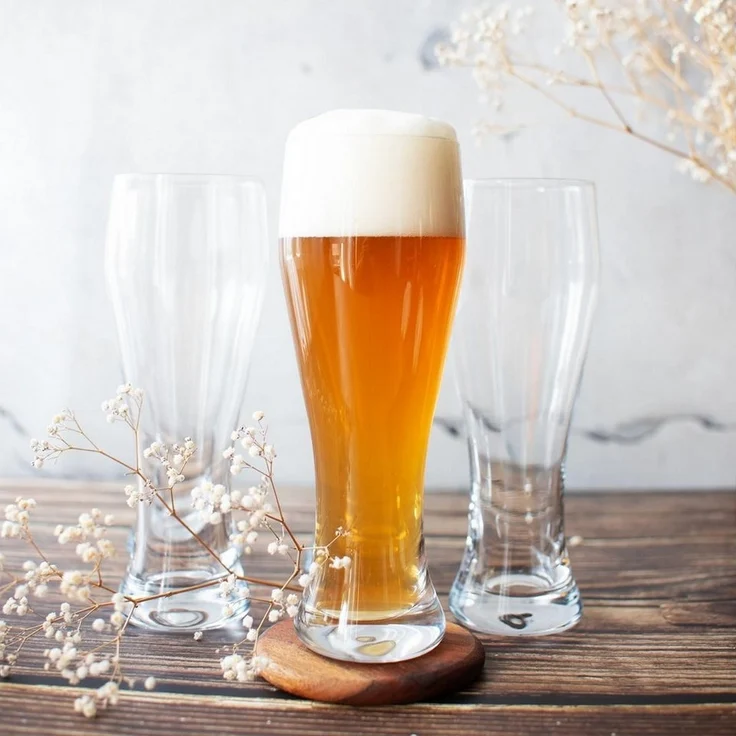 6 Weizengläser 0,5L (max. 580ml) Biergläser Bierglas Weissbiern Weissbierglas Weizenbierglas – Bild 2