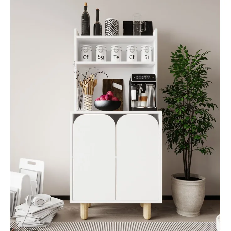 Skye Decor 'Parma 2 - White' Mehrzweckschrank, Weiß, 70 x 155 x 40 cm