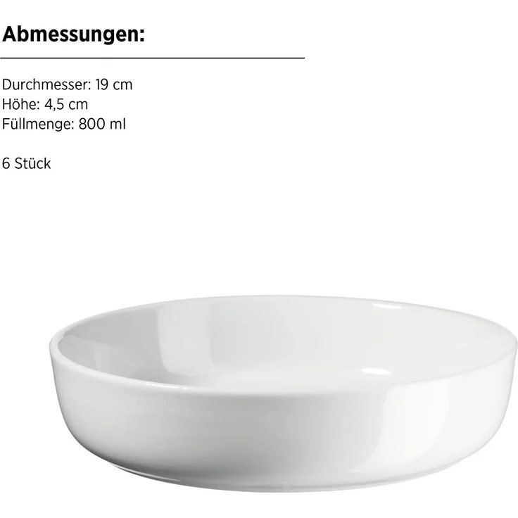 MÄSER Tafelservice NAVINA, Teller Set, Porzellan (18-tlg), 6 Personen, Porzellan – Bild 3