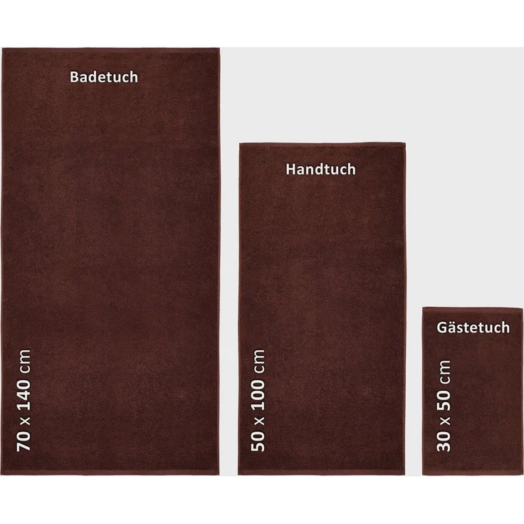 Beautex Handtuch Set, Premium Frottier Sets, 100% Baumwolle 550g/m², Multischlaufen-Optik, Frottier, saugstark, weich, flusenfrei, schnelltrocknend, schadstoffgeprüft – Bild 3
