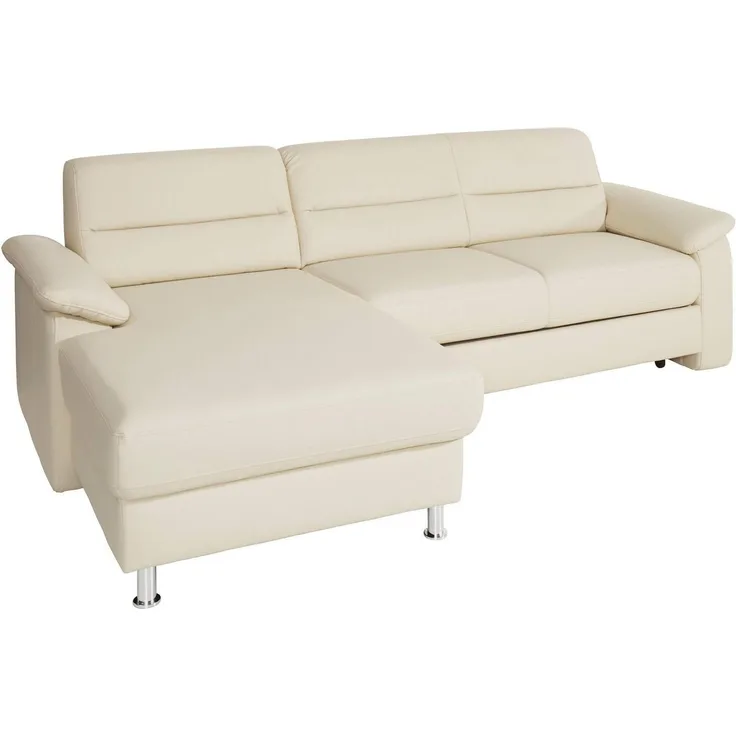 sit&more Ecksofa Ascara L-Form, inklusive Boxspring/Federkern-Polsterung, wahlweise mit Bettfunktion