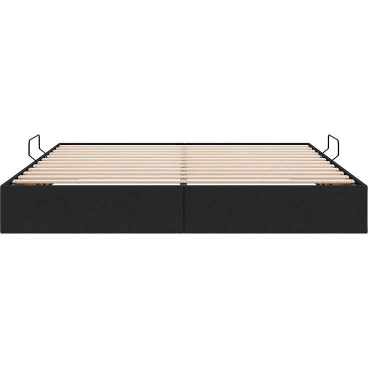 vidaXL Ottoman Bettgestell mit Speicher Schwarz 160 x 200 cm Stoff 3442834 – Bild 7