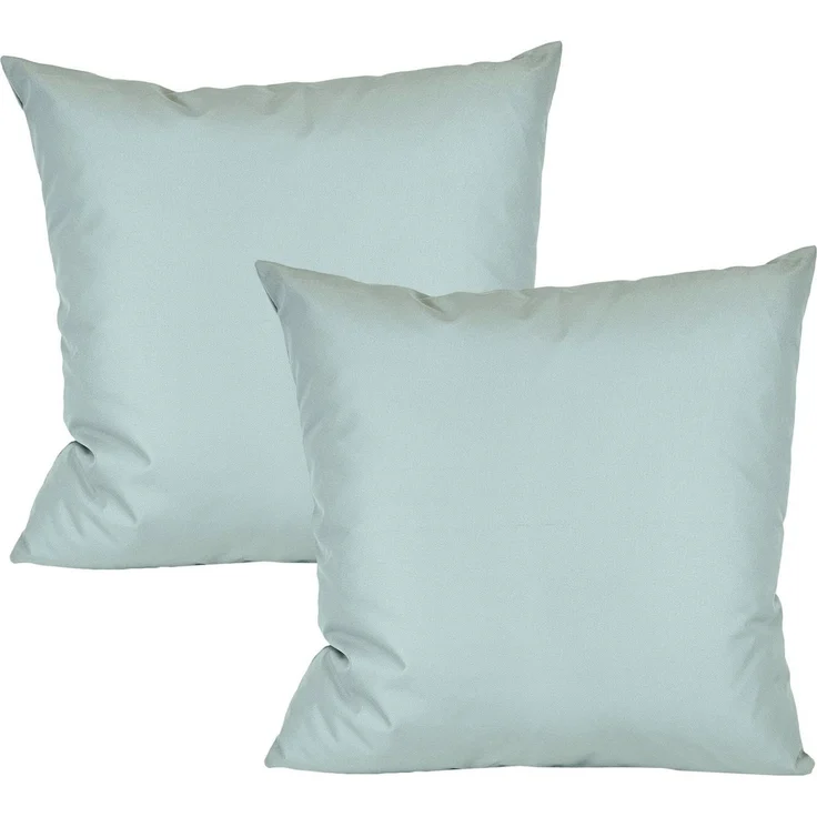 JACK Kissenbezüge 2er Set 50x50cm Outdoor Wasserfest, (2 Stück), 2x Kissenhülle, strapazierfähig, wasserabweisend, Innen & Außen – Bild 1