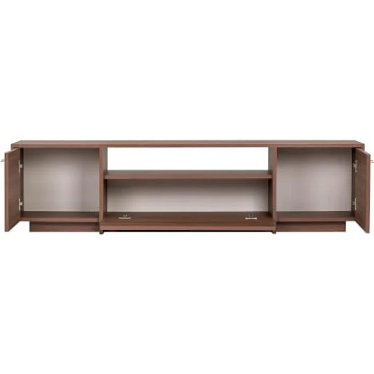 Skye Decor Lowboard Alvar, Milano-Nussbaum, 180 cm Breite, geradliniges Design mit großzügigem Stauraum – Bild 4