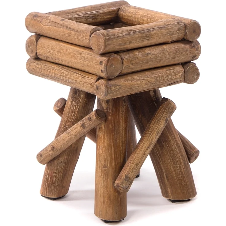 Blumentisch Twist Teakholz – Bild 1
