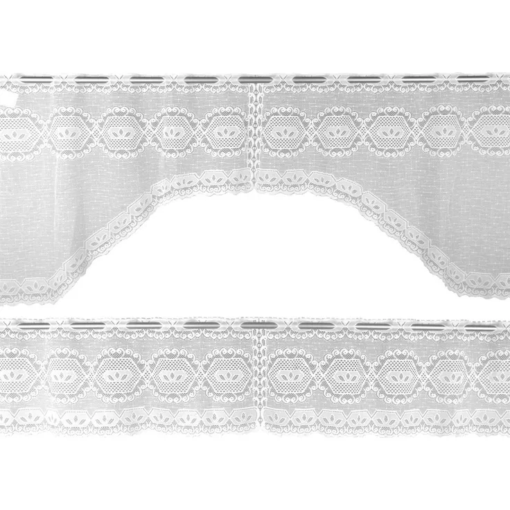 Arsvita Bistrogardinen-Set 2-teilig 160x30 cm und 160x60 cm (BxL) - Design: Elvira