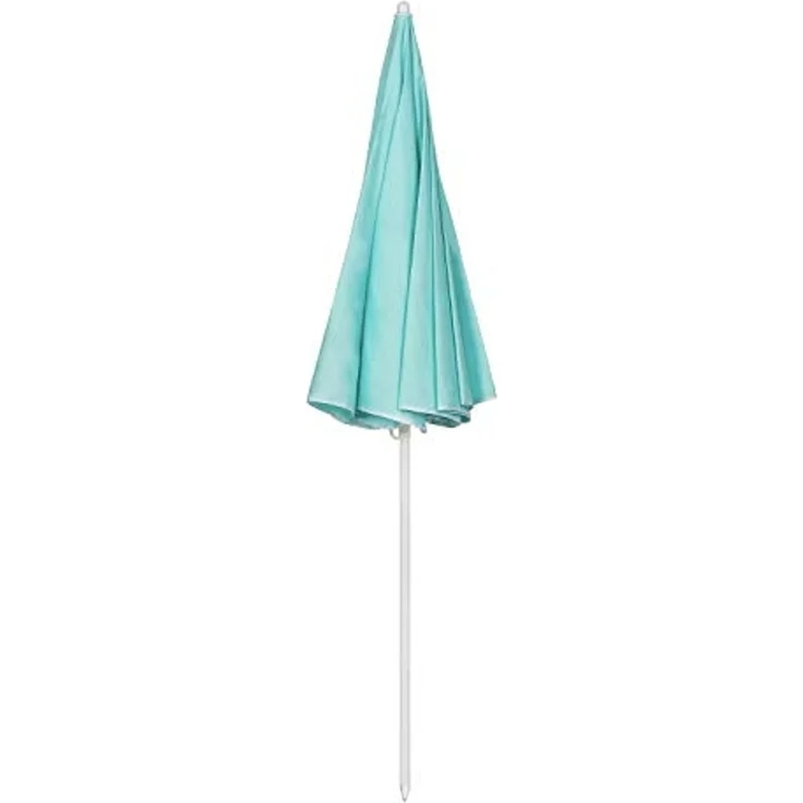 Sekey Sonnenschirm Sonnenschirm mit Schutzhülle 160cm Knickbar Gartenschirm Balkonschirm, LxB: 160,00x160,00 cm, Terrassenschirm Strandschirm, Sonnenschutz Balkon Terasse Rund UPF20+ – Bild 7