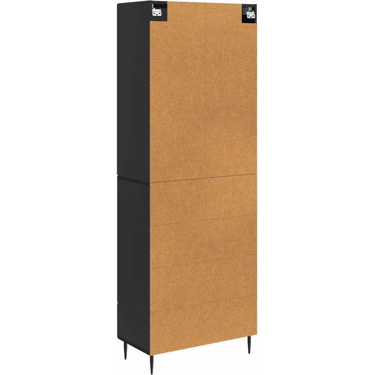 vidaXL Schrankset 2 pcs Schwarz 66 x 34,5 x 90 cm Holzwerkstoff 3416638 – Bild 6