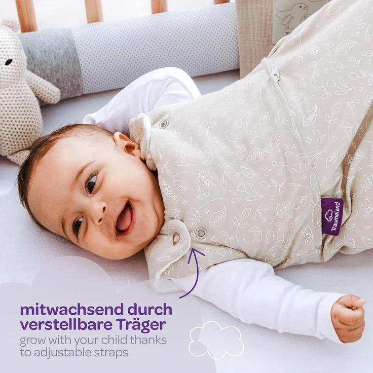 Träumeland Babyschlafsack LIEBMICH 3tlg. Set Carota Größe 68/74 – Bild 5