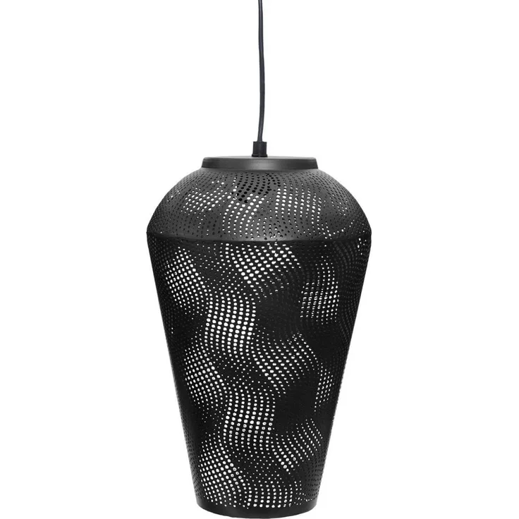 Hängeleuchte, Kegelform, Metall, goldfarben - Atmosphera