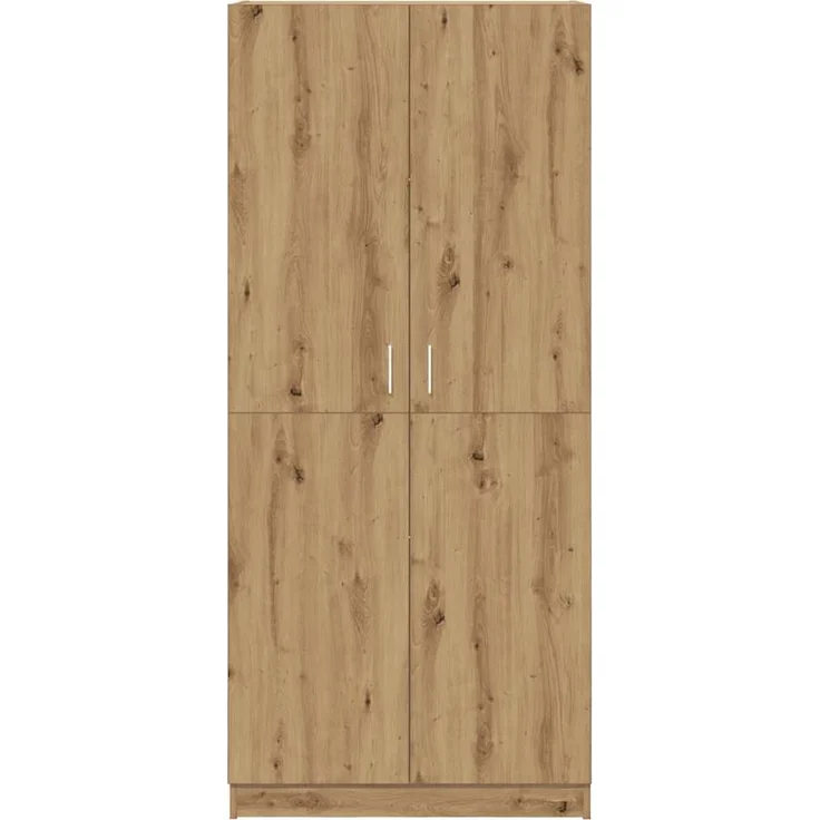vidaXL Kleiderschrank Artisan-Eiche 90x52x200 cm Holzwerkstoff 855885 – Bild 3