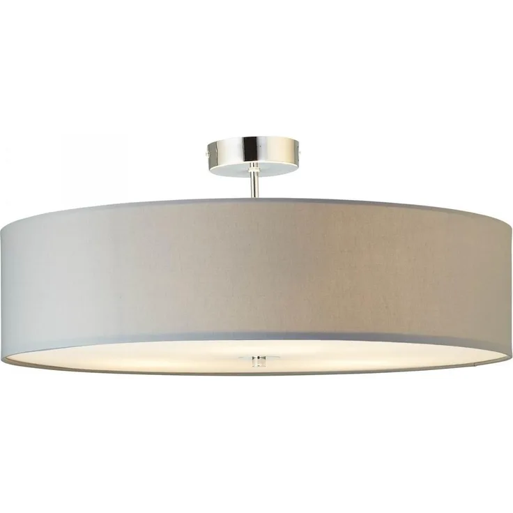 Brilliant Leuchten No. 93522-22 Andria Deckenleuchte 60cm chrom hellgrau E27