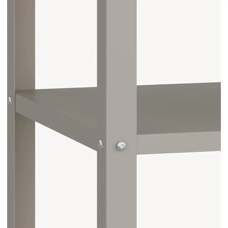 Outdoor Servierwagen Bolognano Stahl 81 x 50 x 50 cm Beige [casa. pro] – Bild 5