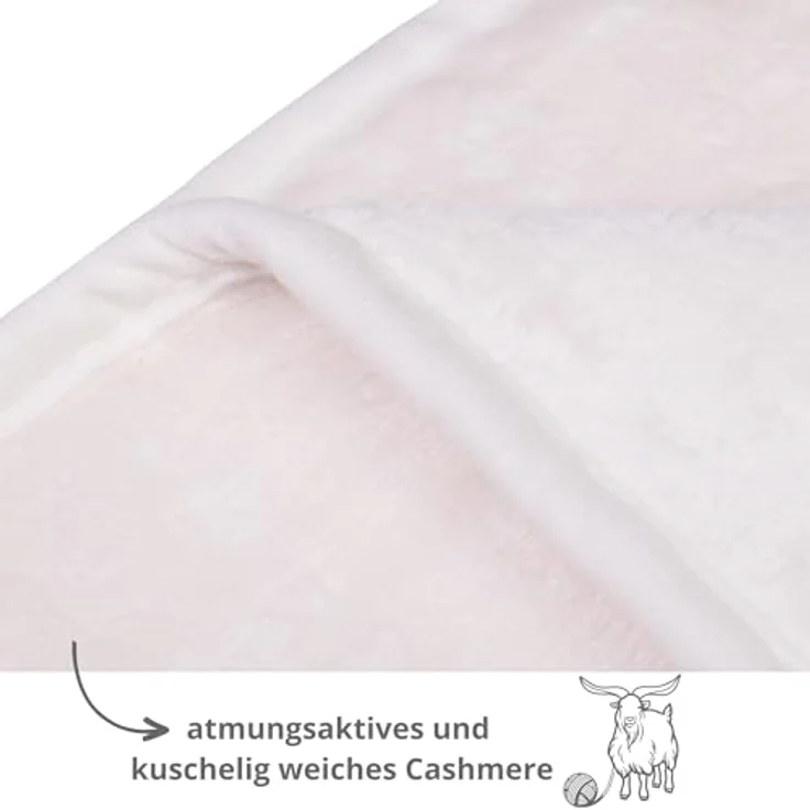 Kinderdecke Kuscheldecke Kids, liebling, Cashmere Feeling Kinderdecke, Premium Sofa Decke, warme Wohndecke – Bild 3
