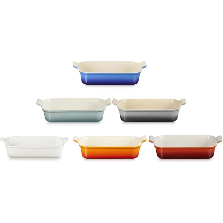 LeCreuset Auflaufform rechteckig 32cm Tradition | Auswahl Weiß : Weiß – Bild 5